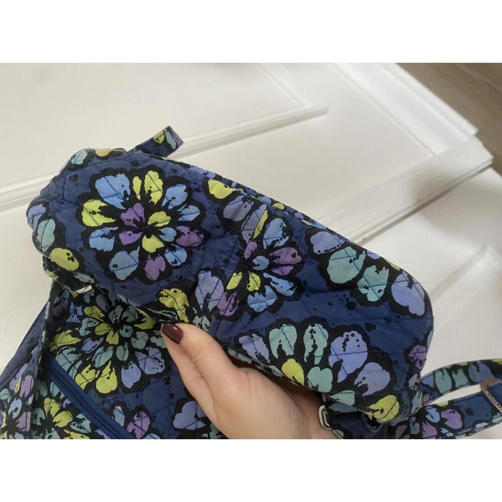 Vera Bradley - Floral Pattern Quilted Women's Mini Backpack - Picture 8 of 8